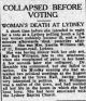 Amelia Walker - Obituary
